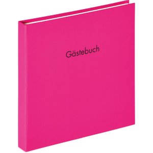 Walther Spiral-Gästebuch Fun pink 26x25 cm 50...