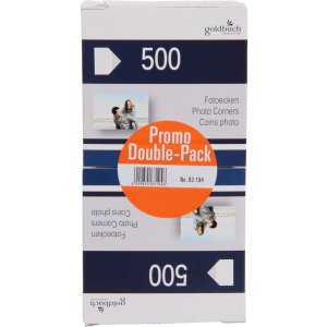 Goldbuch Fotoecken Promo Double-Pack 1000 Stück...