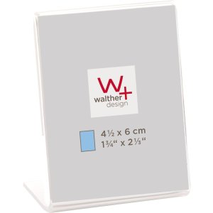 Walther Mini-Acryl-Bilderrahmen Hochformat 4,5 x 6 cm...