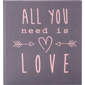 Goldbuch Hochzeitstagebuch All you need is love grau...