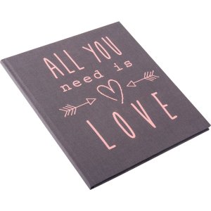 Goldbuch Hochzeitstagebuch All you need is love grau...