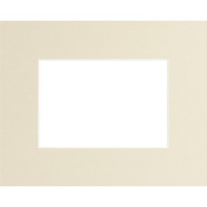 Standard-Passepartout Ceanothe 40x50 cm mit 24x30 cm biskuit