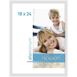 Nielsen Alurahmen Classic weiß 18x24 cm