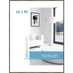 Nielsen Alurahmen Classic struktur walnuss 60x80 cm