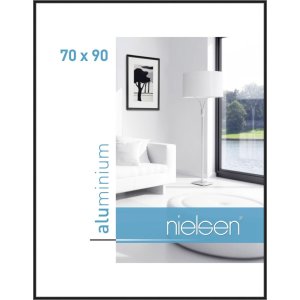 Nielsen Alurahmen Classic eloxal schwarz 70x90 cm