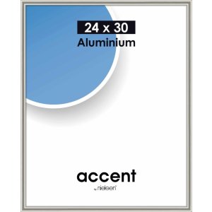 Accent Aluminium Bilderrahmen Accent, 24x30 cm, Pearl...