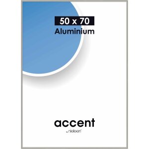 Nielsen Accent Aluminium Bilderrahmen 50x70 cm Pearl Mercury