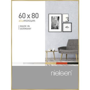 Nielsen Alurahmen Pixel 60x80 cm gold glanz