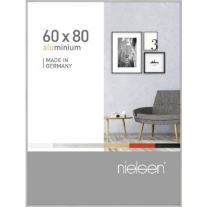 Nielsen Alurahmen Pixel 60x80 cm silber matt