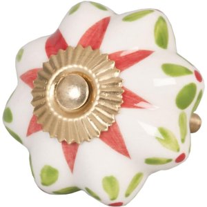 Möbelknopf Blumenform 4,5 cm - verschiedene Designs