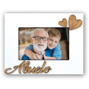 Fotorahmen Abuelo 10x15 cm weiß