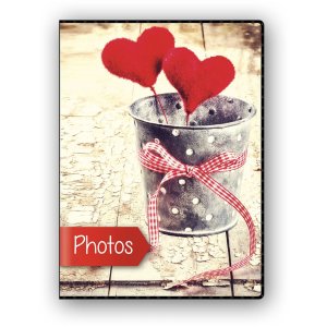 ZEP Einsteckalbum Cuore Minialbum 40 Fotos 10x15 cm mit...