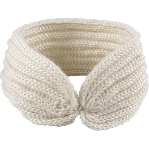 Haarband knitted Clayre & Eef JZHB0087N - 22x12 cm natur