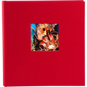 Goldbuch Jumbo Fotoalbum Bella Vista rot 30x31 cm 100...