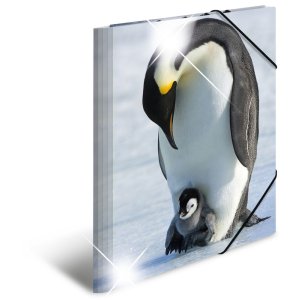 Herma Sammelmappe Glossy Tiere A3 PP Pinguine