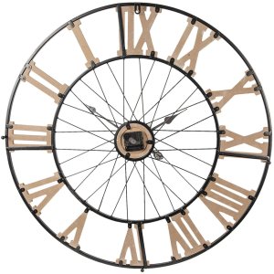 Uhr Ø 80x4 cm - 1xAA weiß - 5KL0136