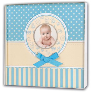 Babyalbum Matilda blau 24x24  cm