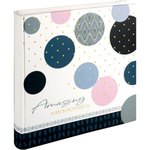 Walther Jumbo Fotoalbum Amazing Memories blau 30x30 cm...