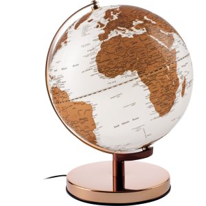 20BO1547 Mascagni Globus beleuchtet 25 cm rosegold