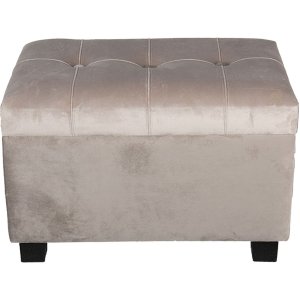 Hocker-Truhe 50x34x33 cm beige - 64061SBE