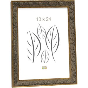 Deknudt Bilderrahmen S95MA Kunststoff gold-grau 10x15 bis...