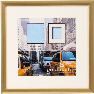 Goldbuch Kunststoffrahmen Puro 15x15 cm gold mit...