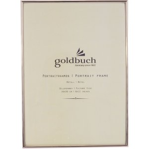 Goldbuch Metall-Fotorahmen Fine 20x30 cm silber