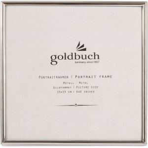 Goldbuch Metall-Fotorahmen Fine 15x15 cm silber...