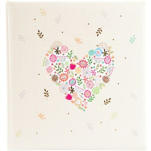 Goldbuch Hochzeitsalbum Flowers in the Heart 30x31 cm 60...