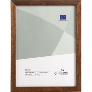 Goldbuch Holz-Fotorahmen Skandi 15x20 cm braun