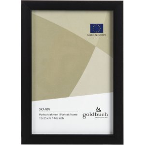 Goldbuch Holz-Fotorahmen Skandi 10x15 cm schwarz