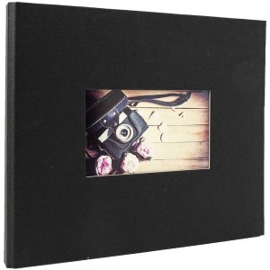 Ceanothe Fotoalbum Studio schwarz 23x28 cm 60 schwarze...