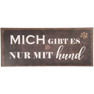 Textschild 30x13 cm - Clayre & Eef 6Y3619D