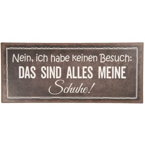 Textschild 30x13 cm - Clayre & Eef 6Y3628D