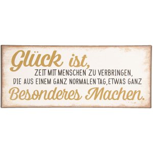 Textschild 30x13 cm - Clayre & Eef 6Y3662D