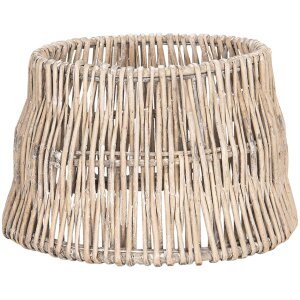 Clayre & Eef 6LAK0474 Lampenschirm Beige Rattan...