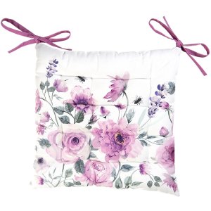 Clayre & Eef RBU29 Stuhlkissen Schaumstoff floral...