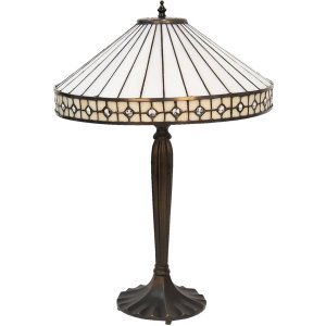 Tischlampe Tiffany Ø 40x58 cm E27-max 2x60W