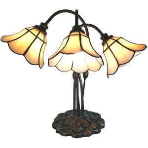 Tischlampe Tiffany 46x28x63 cm 3x E14 max 25W