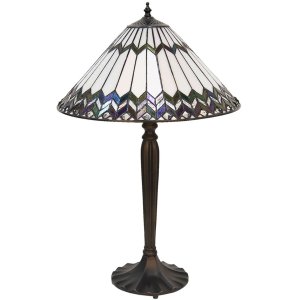 Tischlampe Tiffany Ø 40x62 cm E27-max 2x60W