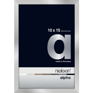 Nielsen Aluminium Bilderrahmen Alpha 10x15 cm silber