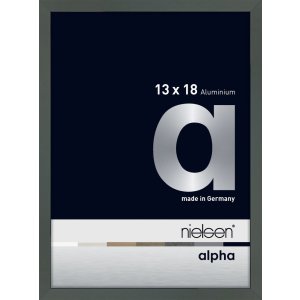 Nielsen Aluminium Bilderrahmen Alpha 13x18 cm platin