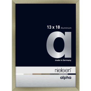 Nielsen Aluminium Bilderrahmen Alpha 13x18 cm brushed...