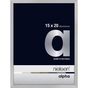 Nielsen Aluminium Bilderrahmen Alpha 15x20 cm silber matt