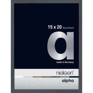 Nielsen Aluminium Bilderrahmen Alpha 15x20 cm dunkelgrau...