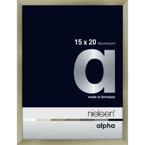 Nielsen Aluminium Bilderrahmen Alpha 15x20 cm brushed...