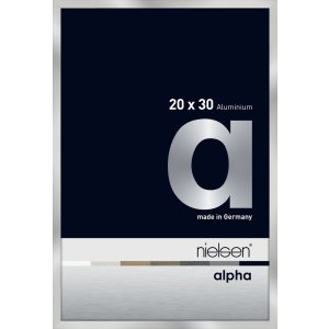 Nielsen Aluminium Bilderrahmen Alpha 20x30 cm silber