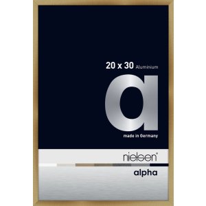 Nielsen Aluminium Bilderrahmen Alpha 20x30 cm brushed amber