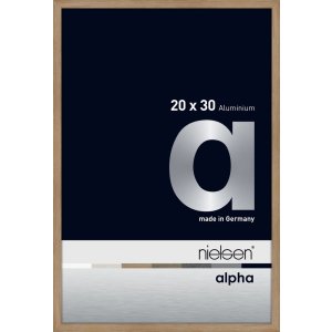 Nielsen Aluminium Bilderrahmen Alpha 20x30 cm eiche