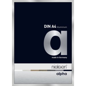 Nielsen Aluminium Bilderrahmen Alpha 21x29,7 cm silber